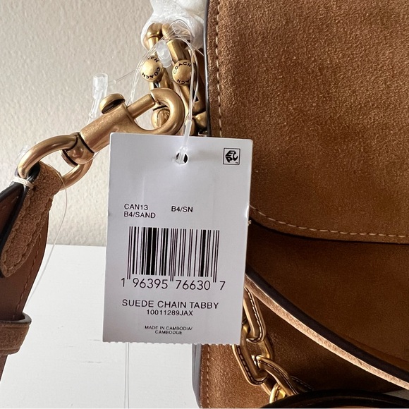 NWT COACH Chain Tabby Shoulder Bag - Picture 15 of 16